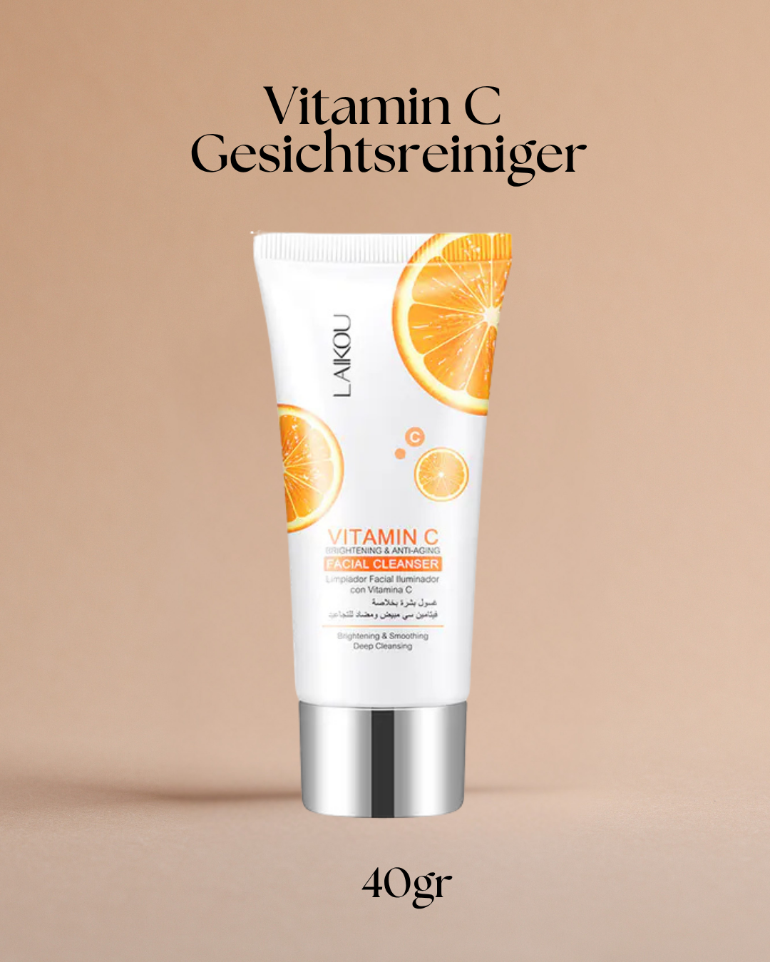 Vitamin C Gesichtsreiniger – Strahlende Haut & sanfte Reinigung in einem Schritt