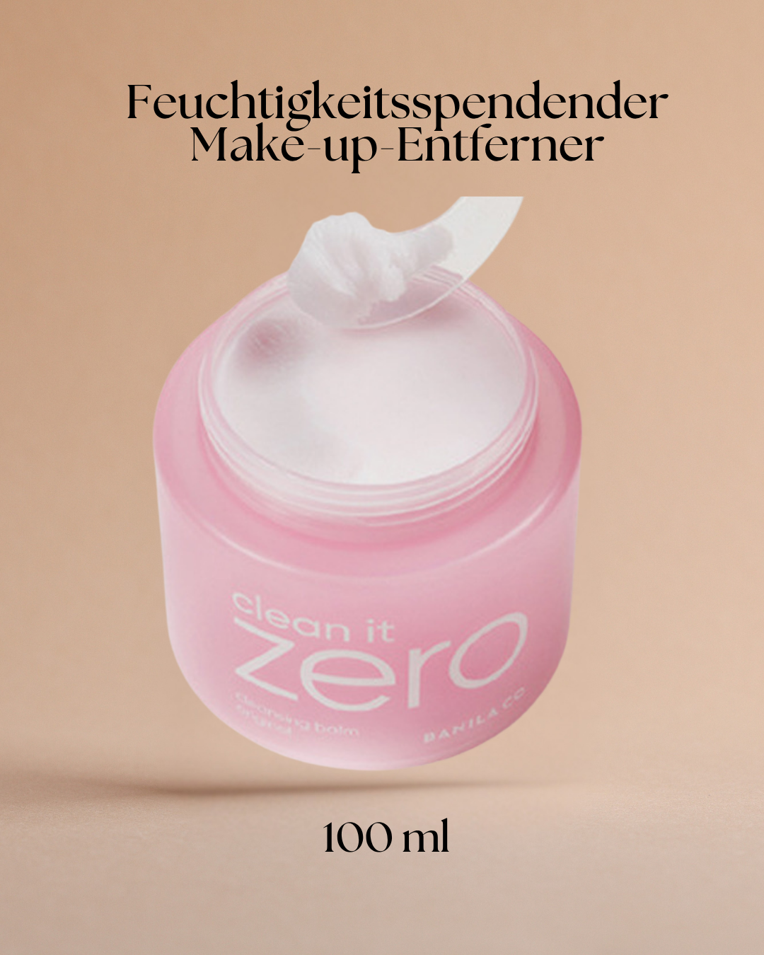 Feuchtigkeitsspendender Make-up-Entferner