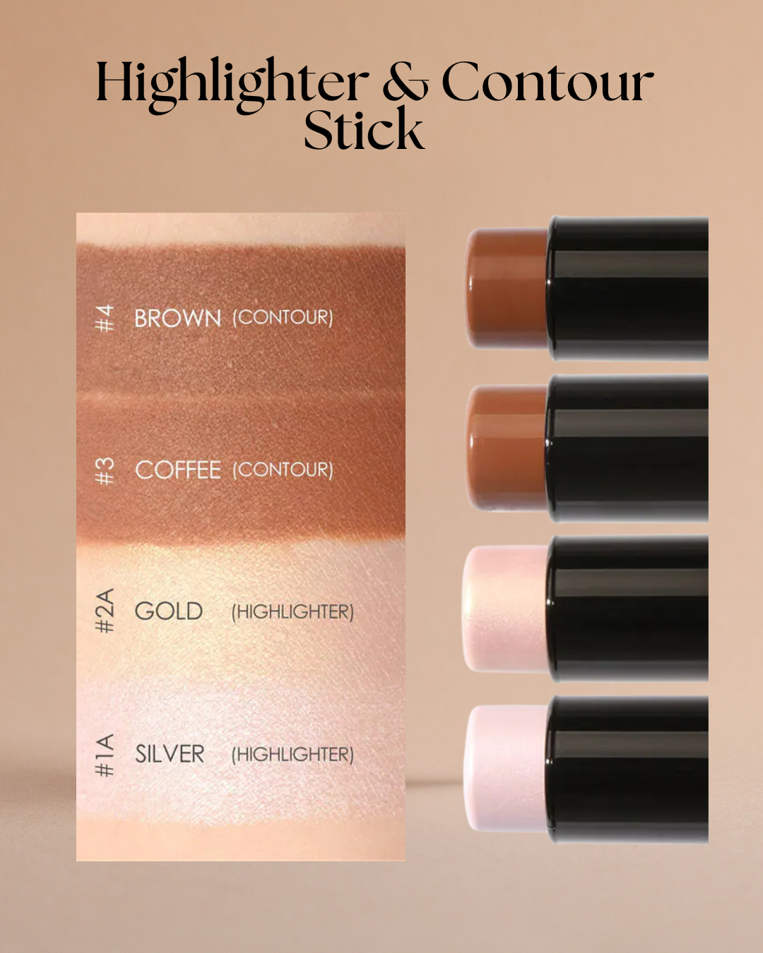 Highlighter & Contour Stick – 2-in-1 für strahlende Highlights & perfekte Konturen