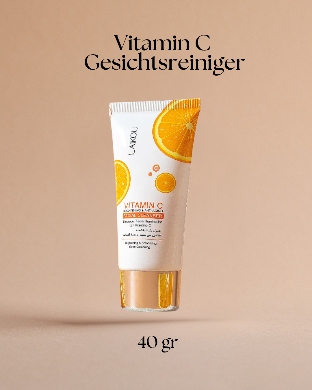 Vitamin C Gesichtsreiniger – Strahlende Haut & sanfte Reinigung in einem Schritt