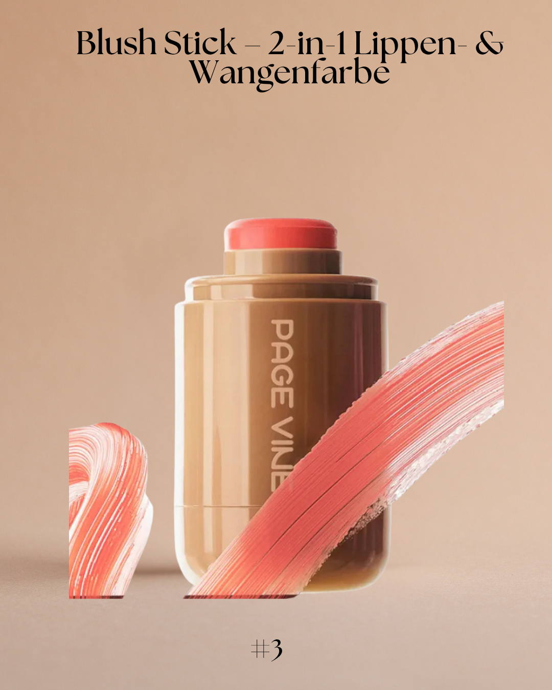 Blush Stick – 2-in-1 Lippen- & Wangenfarbe - Natürlicher Glow für unterwegs