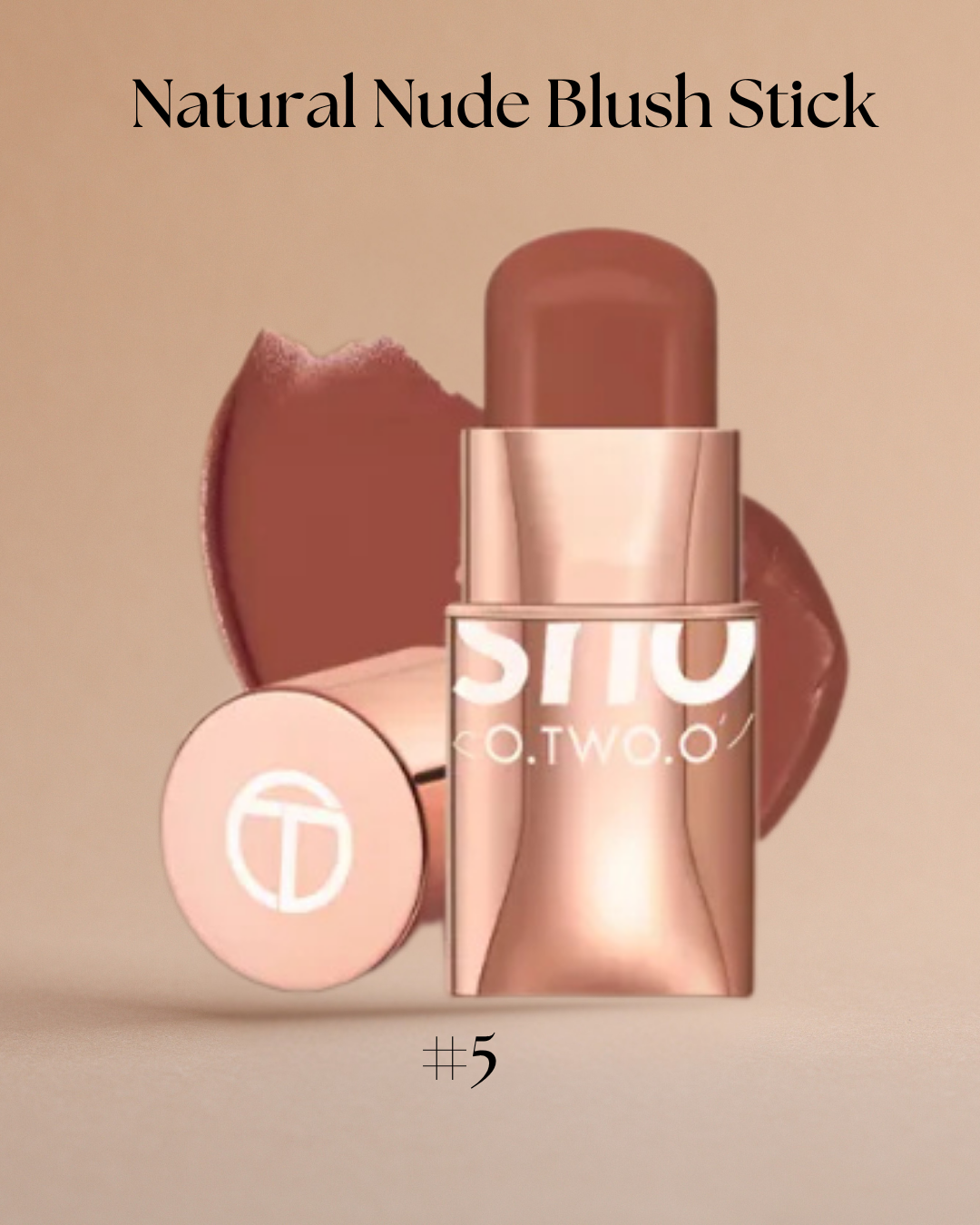 Natural Nude Blush Stick – Frischer Glow im Handumdrehen