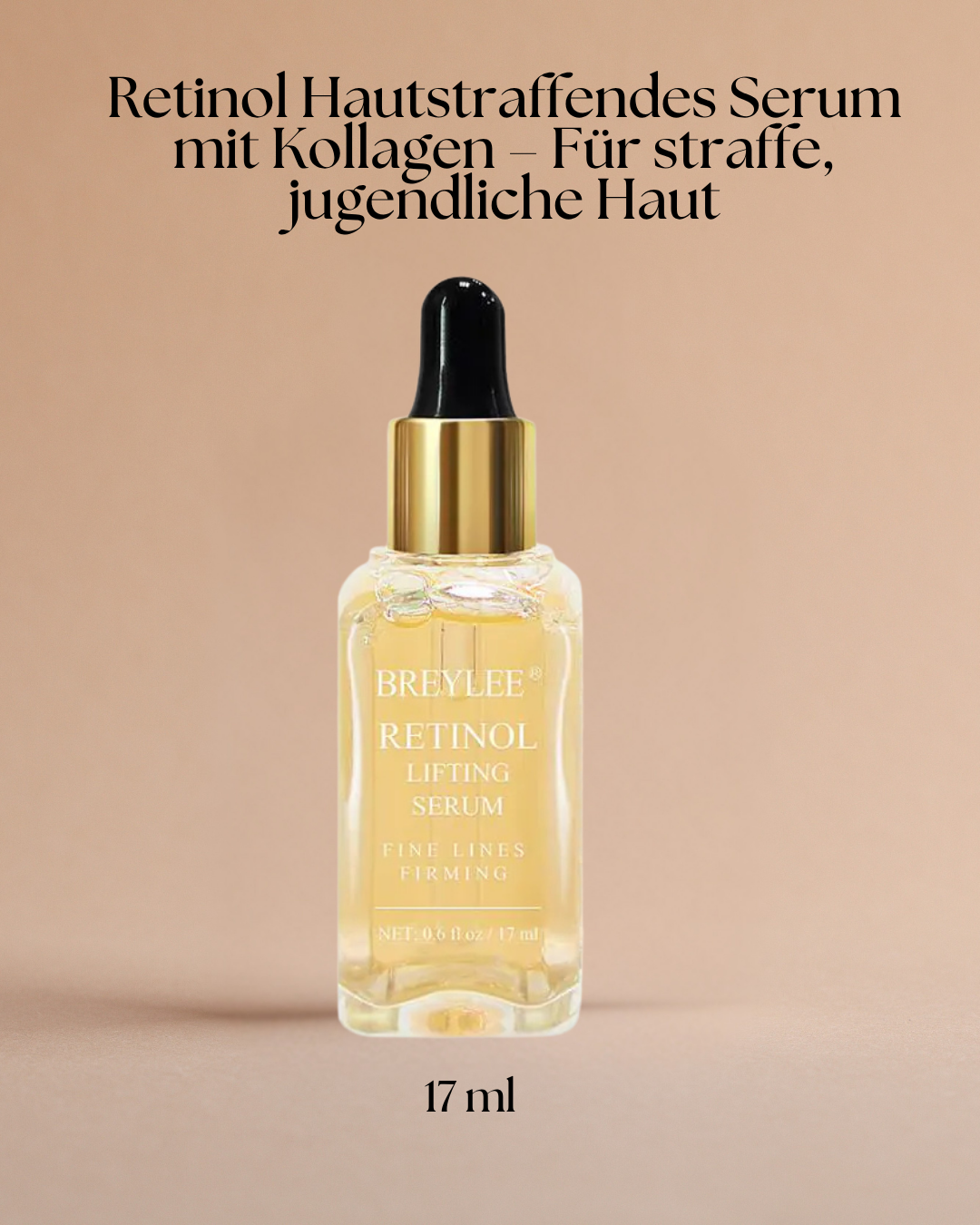 Retinol Serum mit Kollagen – Für glatte, straffe & jugendlich wirkende Haut