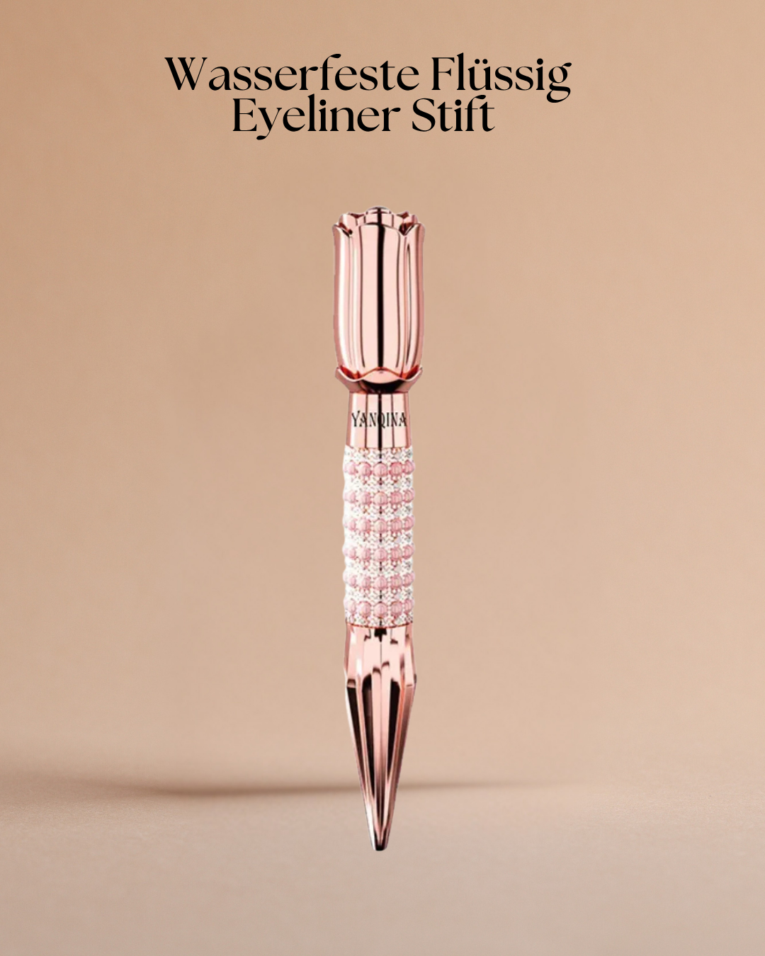 Wasserfester Schwarzer Flüssig-Eyeliner – Präziser Lidstrich mit langem Halt & mattem Finish