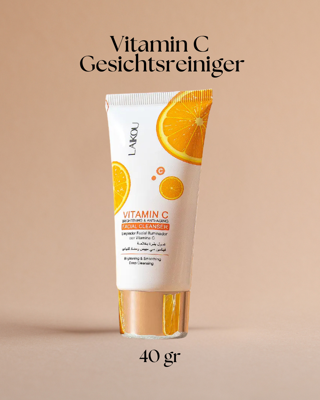 Vitamin C Gesichtsreiniger – Strahlende Haut & sanfte Reinigung in einem Schritt