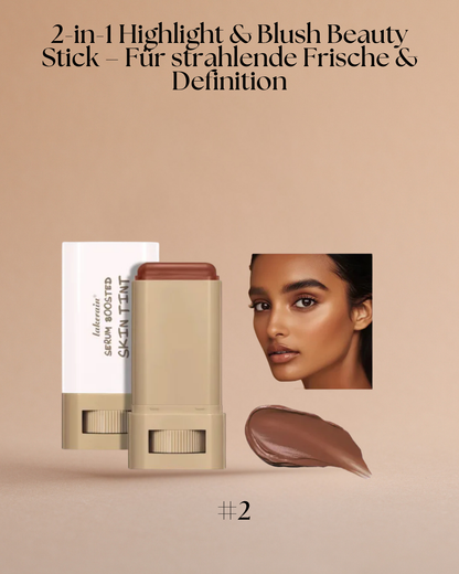 2-in-1 Highlight & Blush Beauty Stick – Für strahlende Frische & Definition