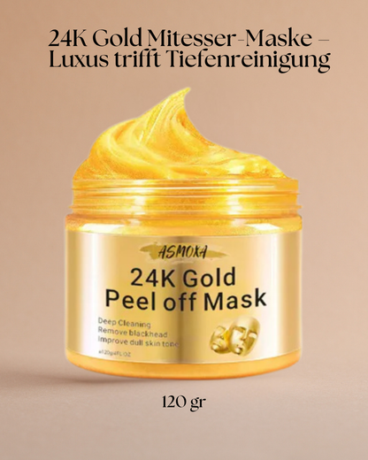 24K Gold Mitesser-Maske – Luxus trifft Tiefenreinigung