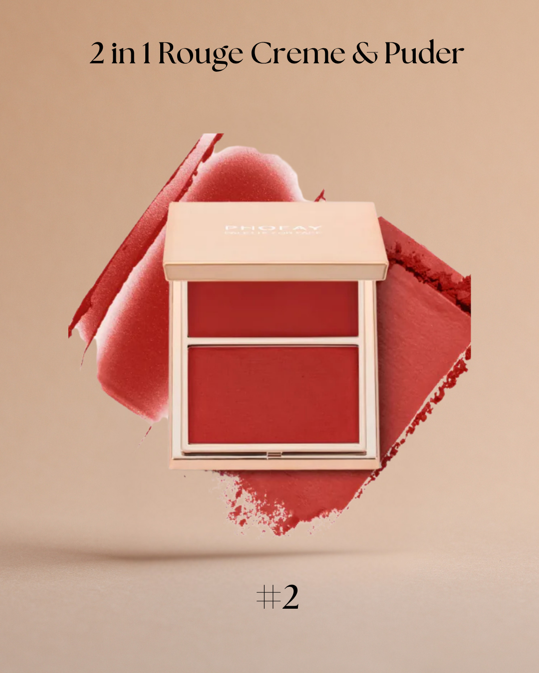 2-in-1 Rouge Creme & Puder – Für einen frischen Glow mit Langzeiteffekt