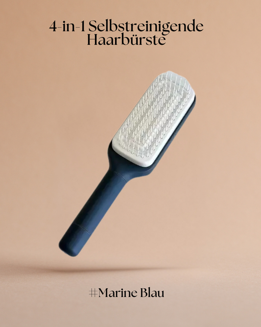 4-in-1 Selbstreinigende Haarbürste – Glänzendes Haar, ganz ohne Aufwand