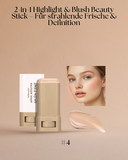 2-in-1 Highlight & Blush Beauty Stick – Für strahlende Frische & Definition