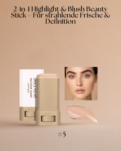 2-in-1 Highlight & Blush Beauty Stick – Für strahlende Frische & Definition