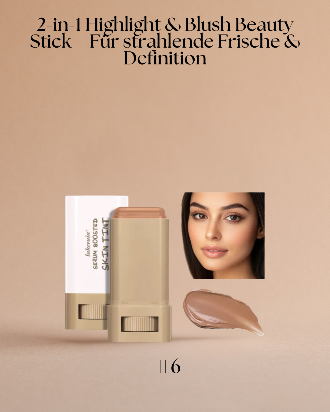 2-in-1 Highlight & Blush Beauty Stick – Für strahlende Frische & Definition