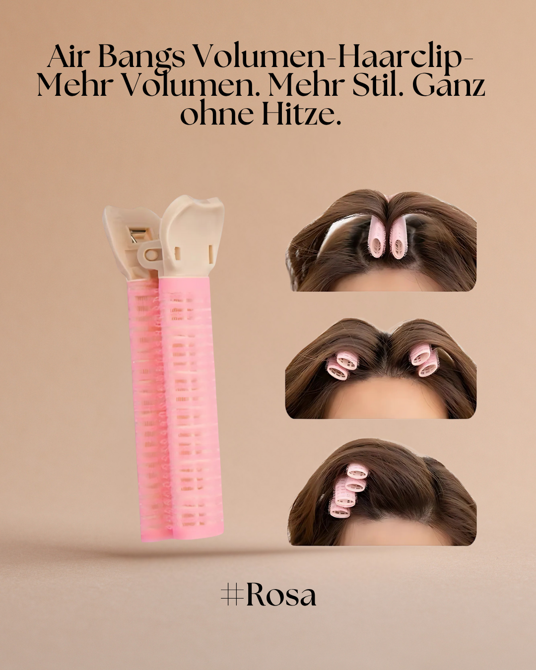 Air Bangs Volumen-Haarclip- Mehr Volumen. Mehr Stil. Ganz ohne Hitze.