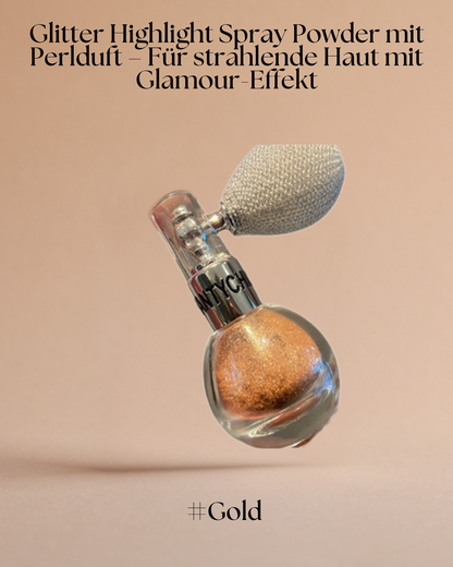 Glitter Highlight Spray Powder mit Perlduft – Für strahlende Haut mit Glamour-Effekt