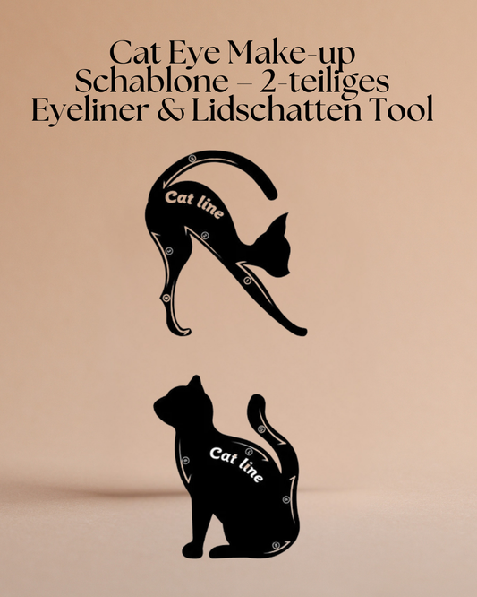 Cat Eye Make-up Schablonen-Set – Perfekte Eyeliner & Lidschatten im Handumdrehen