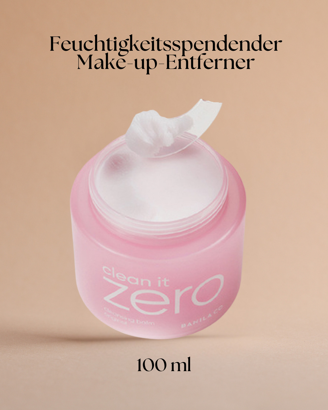 Feuchtigkeitsspendender Make-up-Entferner