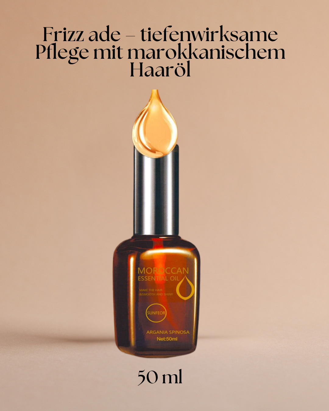 Frizz ade – tiefenwirksame Pflege mit marokkanischem Haaröl