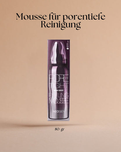 Sanfte Mousse für porentiefe Reinigung und strahlende Haut