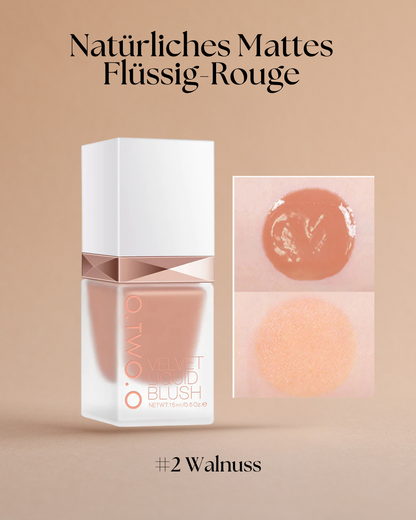 Natürliches Mattes Flüssig-Rouge – Für ein softes, langanhaltendes Finish