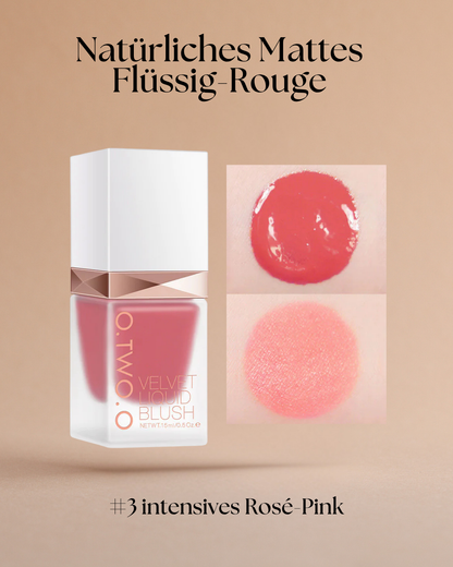 Natürliches Mattes Flüssig-Rouge – Für ein softes, langanhaltendes Finish