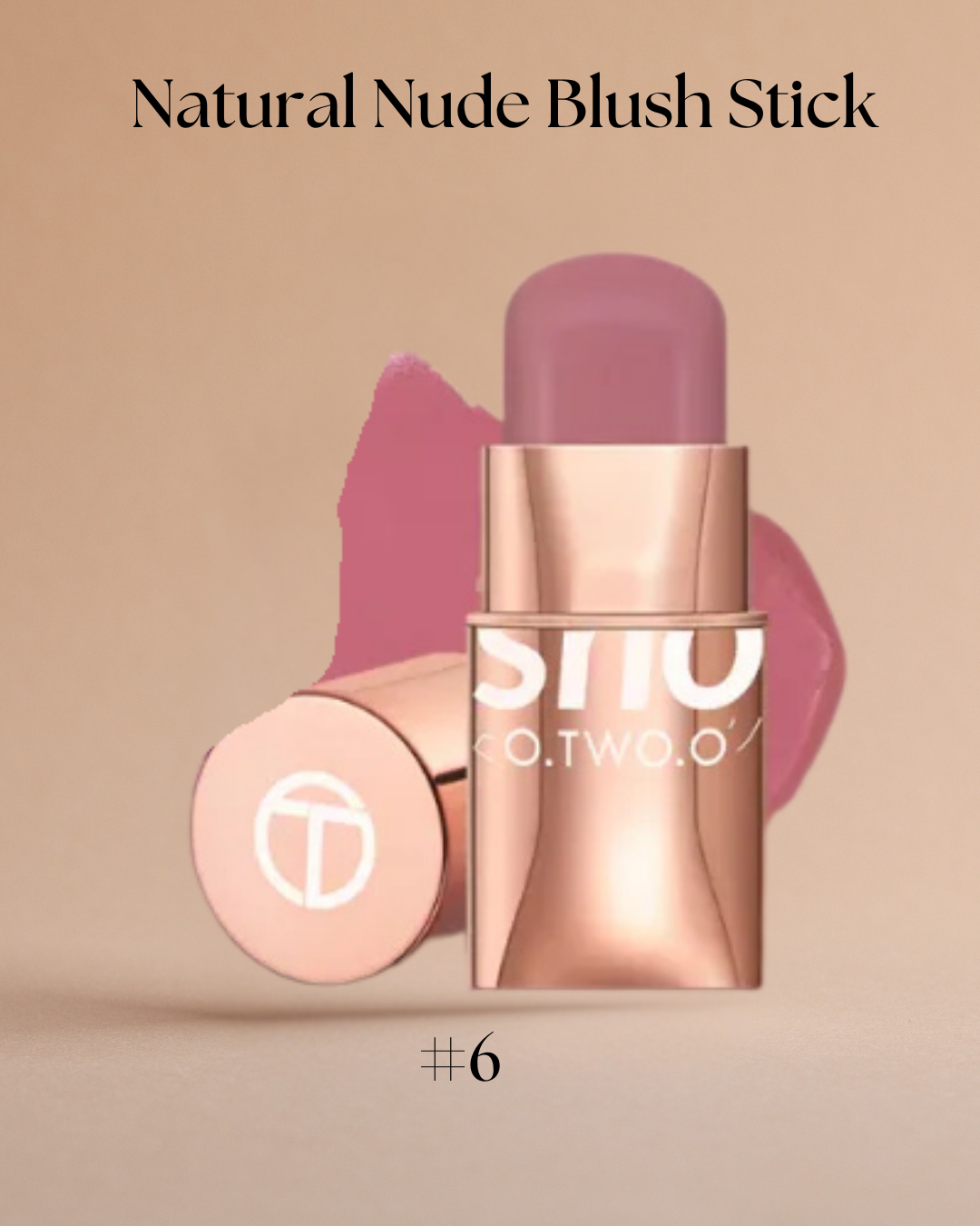 Natural Nude Blush Stick – Frischer Glow im Handumdrehen