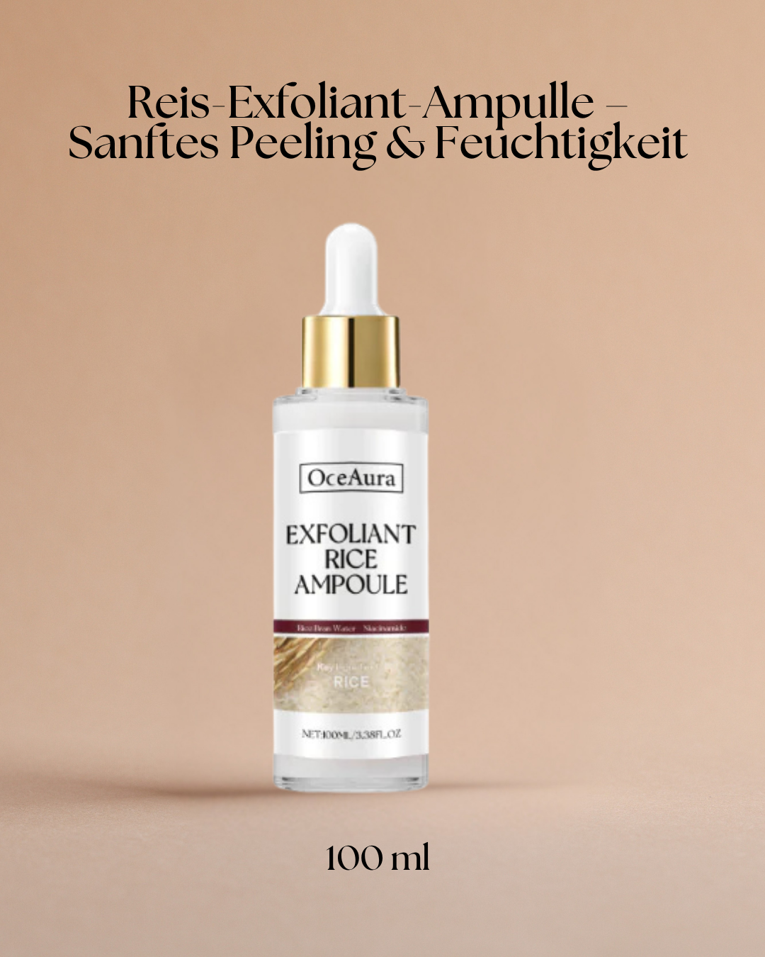 Reis-Exfoliant-Ampulle – Sanftes Peeling & intensive Feuchtigkeit für strahlend schöne Haut