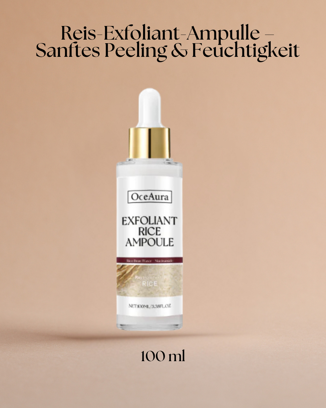 Reis-Exfoliant-Ampulle – Sanftes Peeling & intensive Feuchtigkeit für strahlend schöne Haut