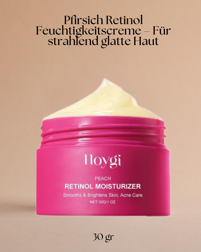Pfirsich Retinol Feuchtigkeitscreme – Für strahlend glatte Haut