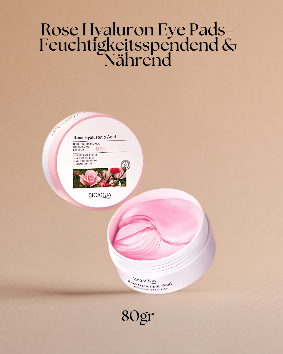 Rose Hyaluron Eye Patches– Feuchtigkeitsspendend & Nährend