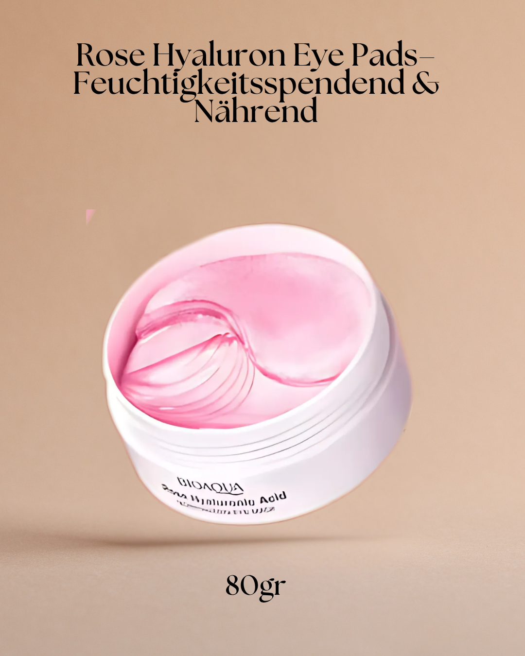 Rose Hyaluron Eye Patches– Feuchtigkeitsspendend & Nährend