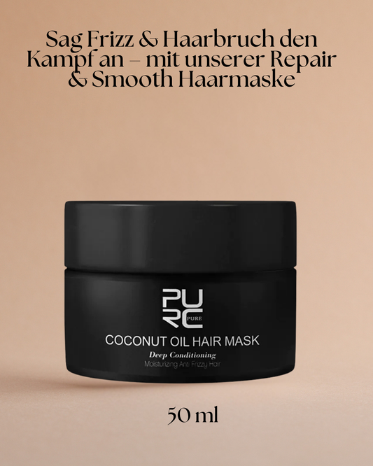 Sag Frizz & Haarbruch den Kampf an – mit unserer Repair & Smooth Haarmaske