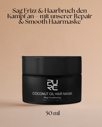 Sag Frizz & Haarbruch den Kampf an – mit unserer Repair & Smooth Haarmaske