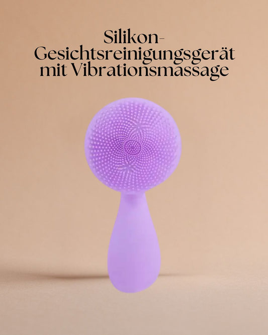 Silikon-Gesichtsreinigungsgerät mit Vibrationsmassage – Tiefenreinigung und Wellness für deine Haut