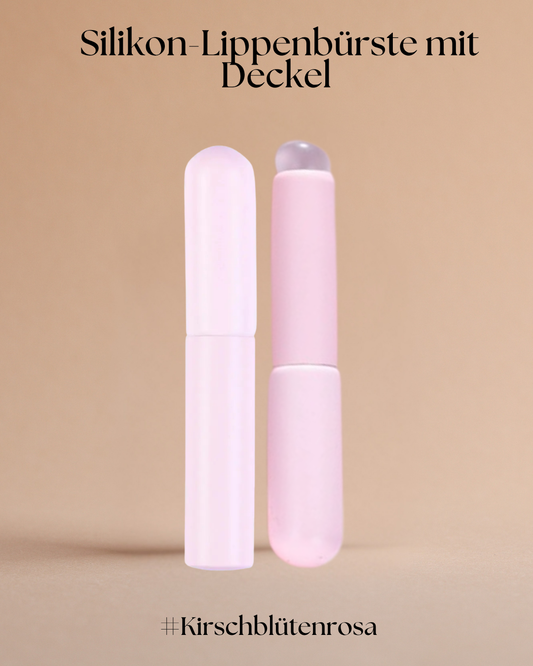 Silikon-Lippenbürste mit Deckel – Mini-Tragbare Blenderbürste für Perfekte Lippenlooks