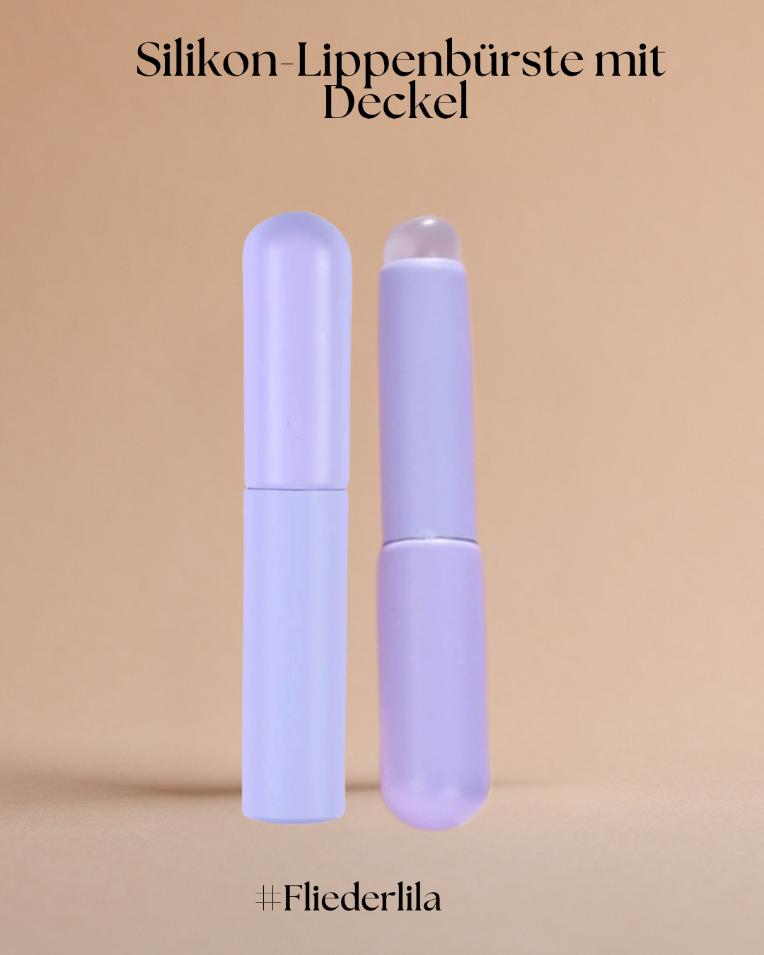 Silikon-Lippenbürste mit Deckel – Mini-Tragbare Blenderbürste für Perfekte Lippenlooks