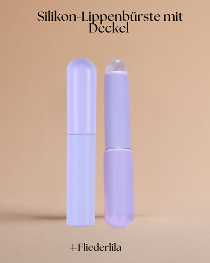 Silikon-Lippenbürste mit Deckel – Mini-Tragbare Blenderbürste für Perfekte Lippenlooks