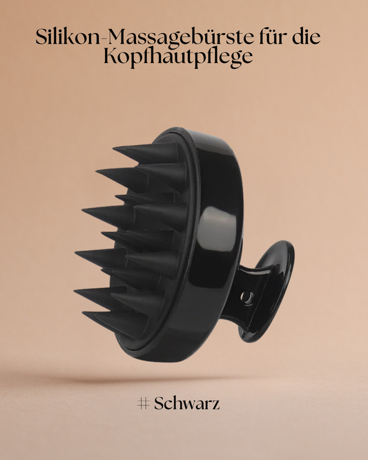 Silikon-Massagebürste für die Kopfhautpflege