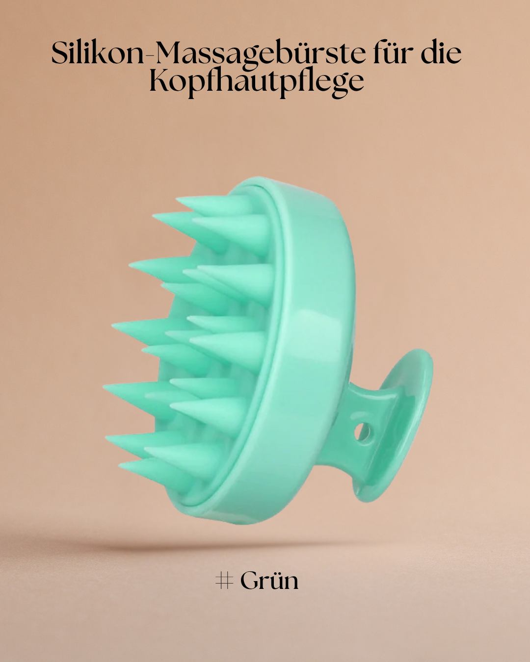 Silikon-Massagebürste für die Kopfhautpflege