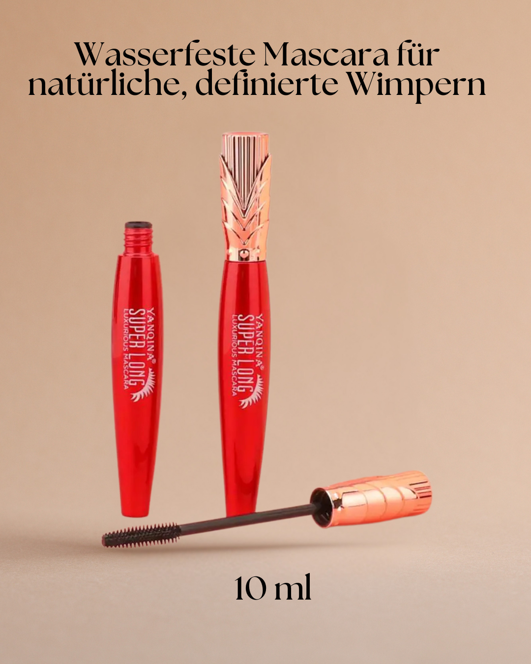 Wasserfeste Mascara – Natürliche Definition mit langanhaltendem Halt