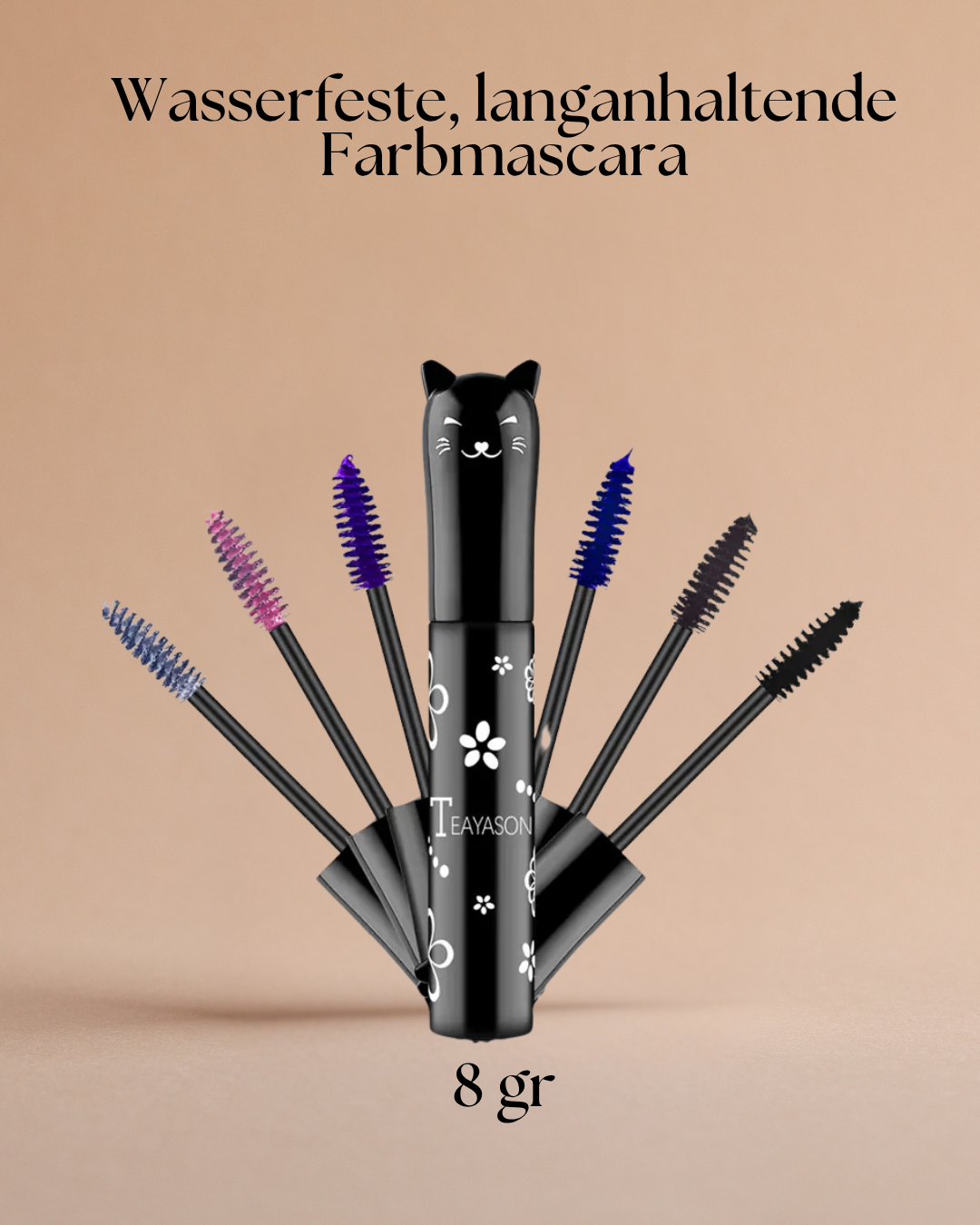 Wasserfeste Farbmascara – Ausdrucksstarke Wimpern in Trendfarben