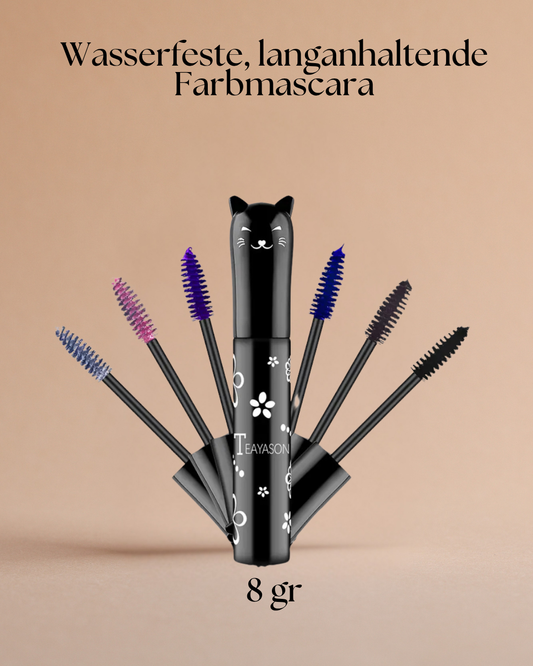 Wasserfeste Farbmascara – Ausdrucksstarke Wimpern in Trendfarben