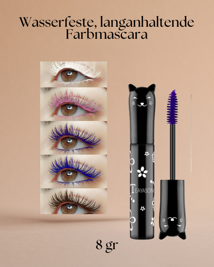 Wasserfeste Farbmascara – Ausdrucksstarke Wimpern in Trendfarben