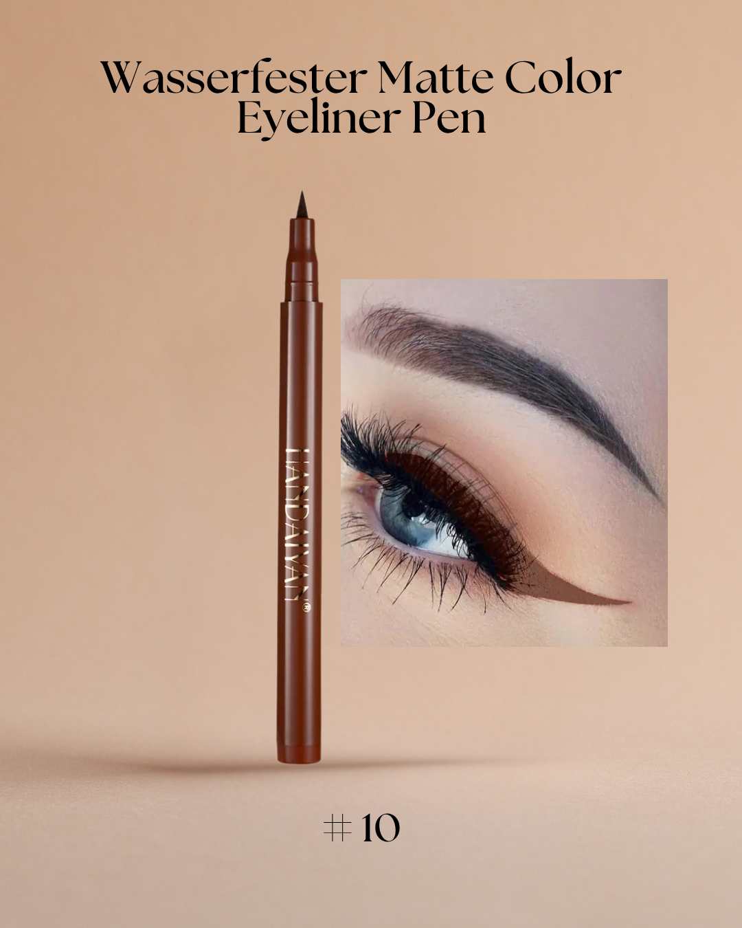 Wasserfester Matte Color Eyeliner Pen – Präzise, farbintensiv und langanhaltend