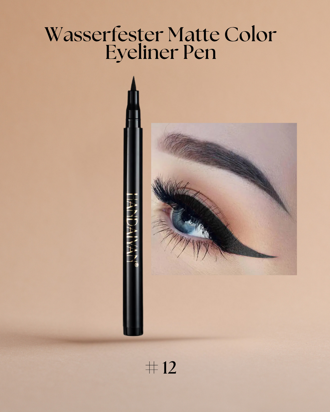 Wasserfester Matte Color Eyeliner Pen – Präzise, farbintensiv und langanhaltend
