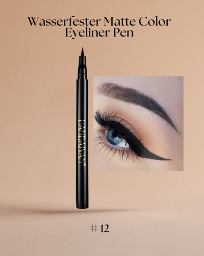 Wasserfester Matte Color Eyeliner Pen – Präzise, farbintensiv und langanhaltend