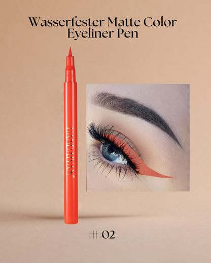 Wasserfester Matte Color Eyeliner Pen – Präzise, farbintensiv und langanhaltend