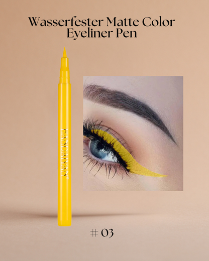 Wasserfester Matte Color Eyeliner Pen – Präzise, farbintensiv und langanhaltend