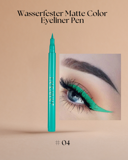 Wasserfester Matte Color Eyeliner Pen – Präzise, farbintensiv und langanhaltend