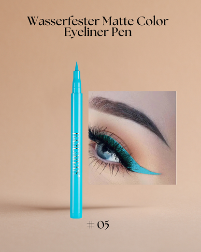 Wasserfester Matte Color Eyeliner Pen – Präzise, farbintensiv und langanhaltend