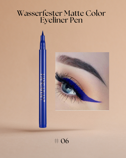 Wasserfester Matte Color Eyeliner Pen – Präzise, farbintensiv und langanhaltend